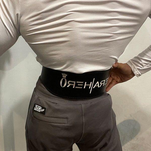 现货HERAxHERO杰瑞米真皮高端牛皮硬拉撸铁举重训练腰带健身护腰
