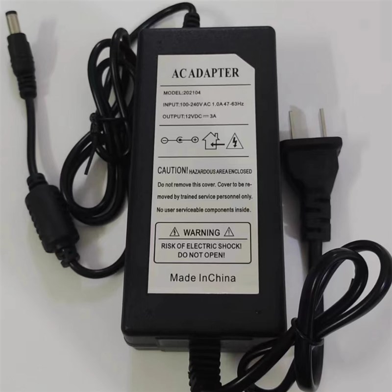 全新优冠点歌机触摸屏电源适配器显示器通用KTV12V3A4A5A充电器线