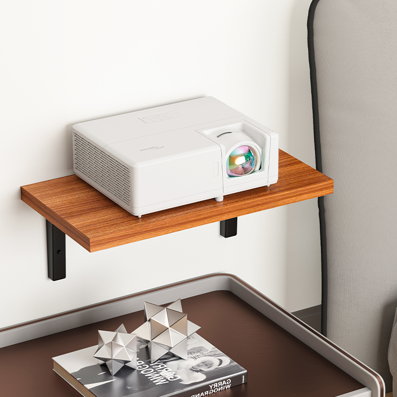 投影仪支架墙上置物架壁挂式路由器放置架电视机机顶盒架打孔家用