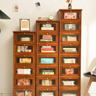 实木斗柜收纳柜卧室五斗柜客厅小立柜窄缝隙储物柜子抽屉式夹缝柜