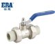 ERA公元 PPR配件双边由令铜球阀双活接铜球阀岩灰色ppr球阀ppr球阀