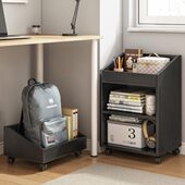 办公桌下收纳柜办公室文件柜家用a4实用边柜小柜子矮柜移动活动柜