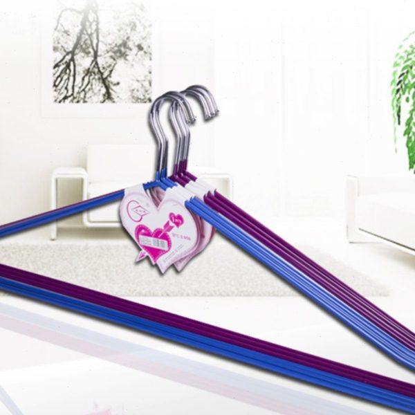 【杰利来】不锈钢大衣架晒被子加粗防滑实心大衣挂晾晒床单被套罩