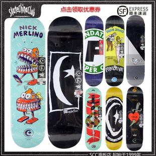 包邮美国Foundation滑板双翘板面星月7.5-8.5另baker-SCC滑板