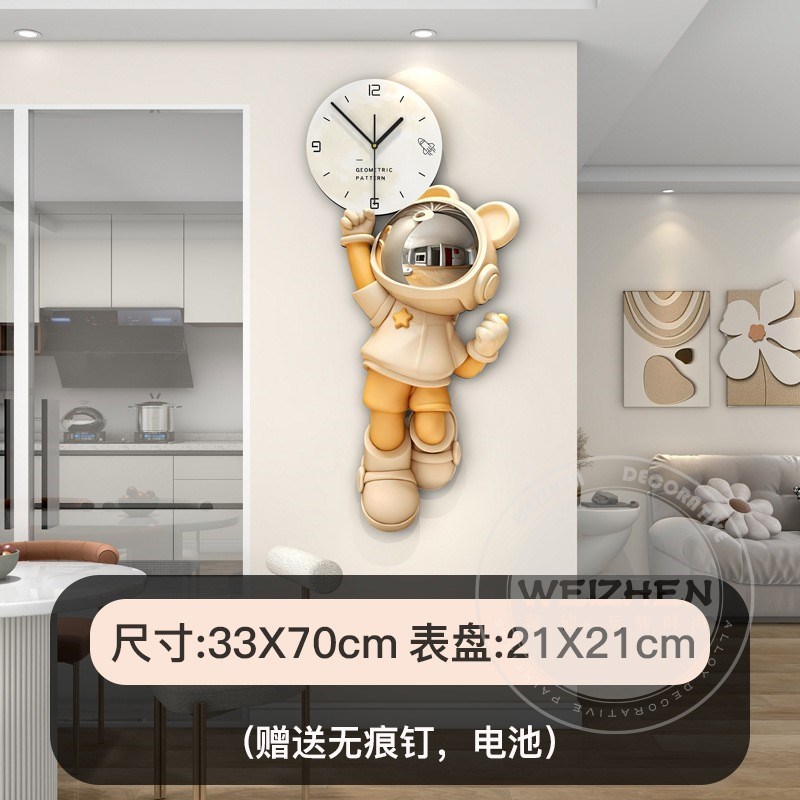 创意轻奢钟表挂钟客厅2024x新款挂墙时钟餐厅挂钟高级感简约现代