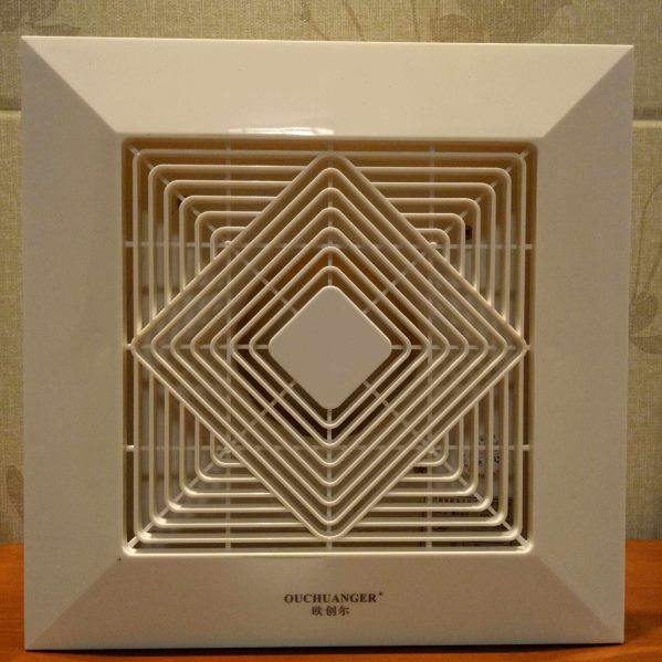 欧创尔排气扇12寸超静音卫生间吸顶式换气扇大功率厨房管道热卖款