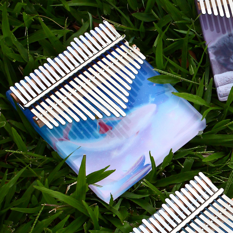 21音拇指琴khalimba卡林巴彩色私人订制礼物手指钢琴网红乐器