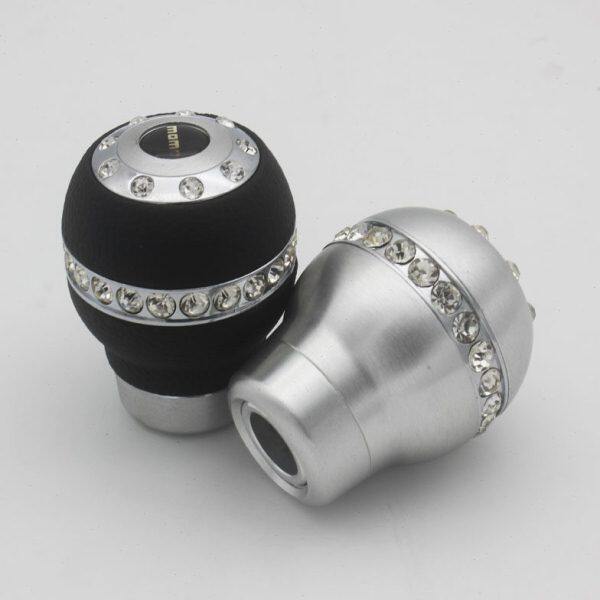 汽车档把头改装手动真皮金属排挡头挡换杆个性挂档位手球带钻通用