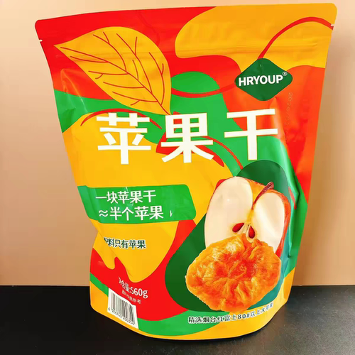 山姆HRYOUP苹果干560g休闲果干蜜饯0添加下午茶健康解馋零食年货