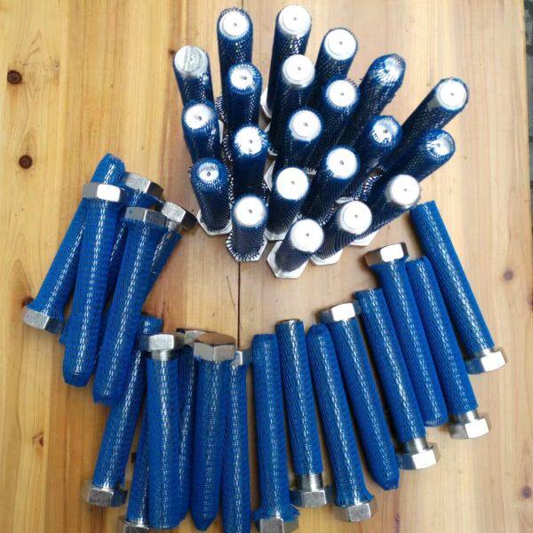 螺纹网螺栓网套护塑料网网袋保护套高套类轴垫金属网弹性保护网套