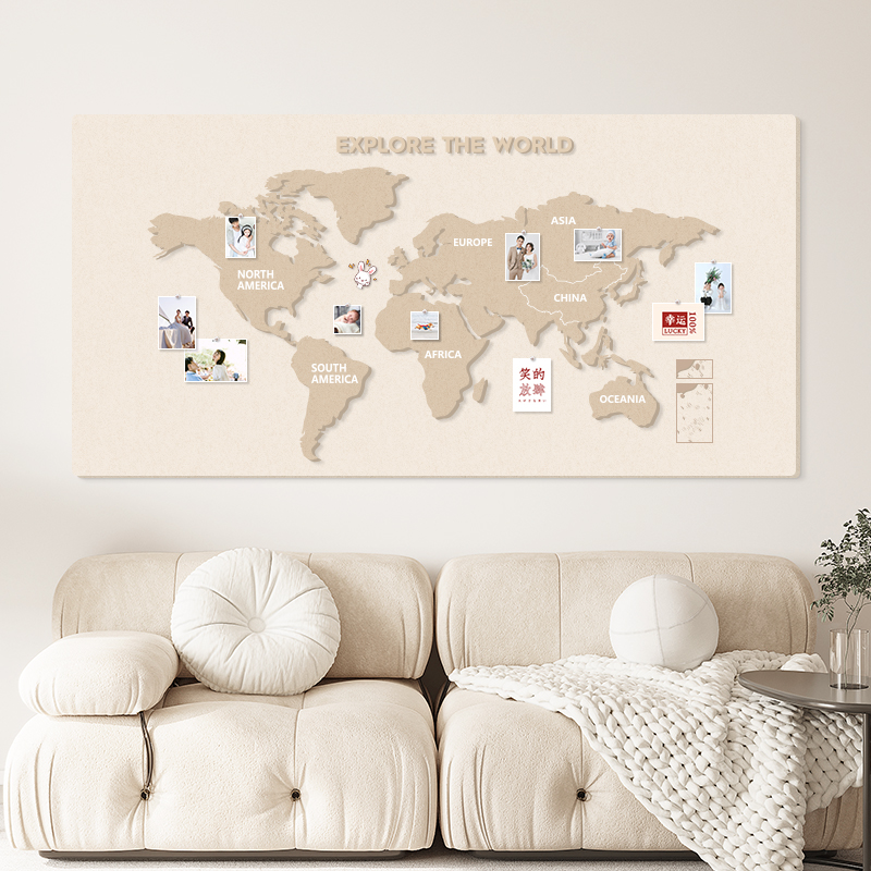 软木板照片墙毛毡板ins风背景墙板留言板挂墙记事板A墙面装饰文化