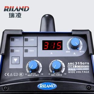 瑞凌ZX7 380v两用宽电压315A电焊机 315GS直流双电压电焊机220v
