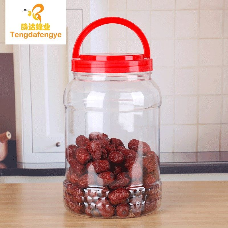 8斤蜂蜜瓶pet塑料瓶大口食品罐咸菜鸭蛋鹅蛋桶密封储物罐厂家直销,包装,塑料瓶,淘宝优惠券,粉丝福利购,淘宝优惠卷