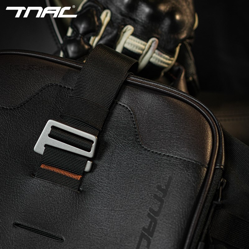 TNAC拓驰摩托车骑行背包机车通勤双肩包防水商务男女便携复古休闲