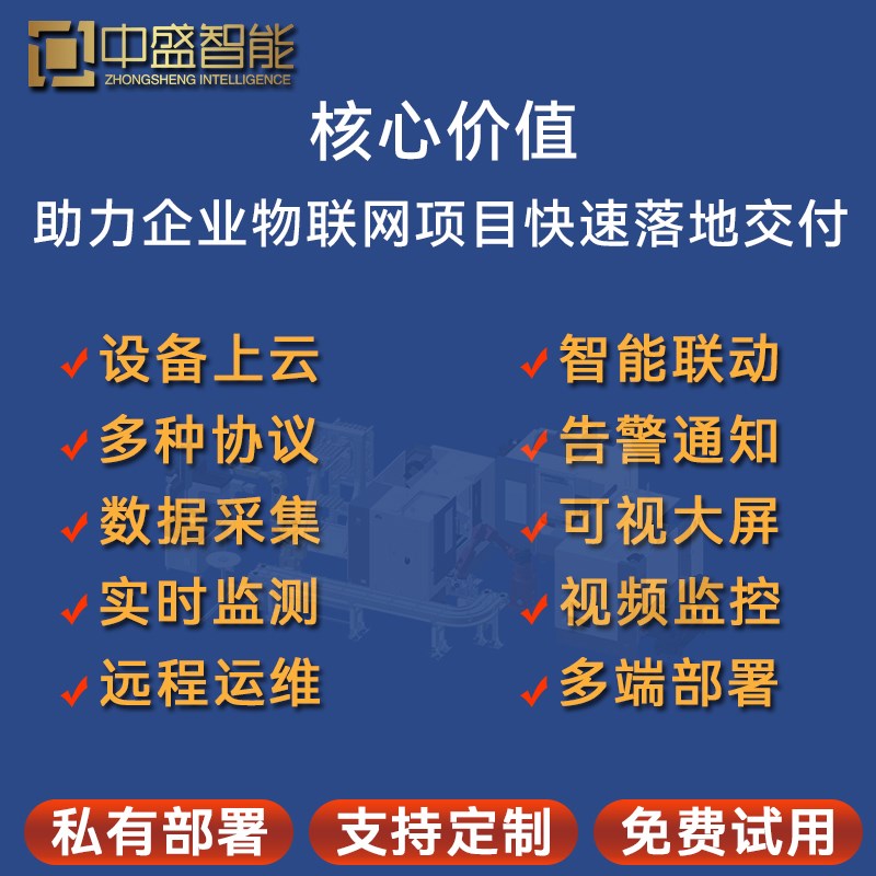 工业物联网云平台设备管理远程监控系统设备信息采集数据分析开发