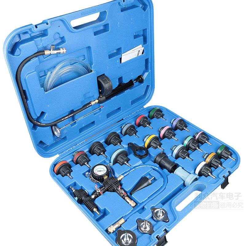 汽车水箱打压测漏工具检试漏仪防冻液更换加注器真空冷却液压力表