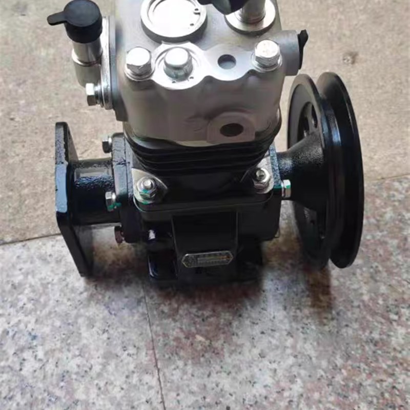 新源65/75-8轮式挖掘机新柴发动机空压机 2B8A-5空压机打气泵总成