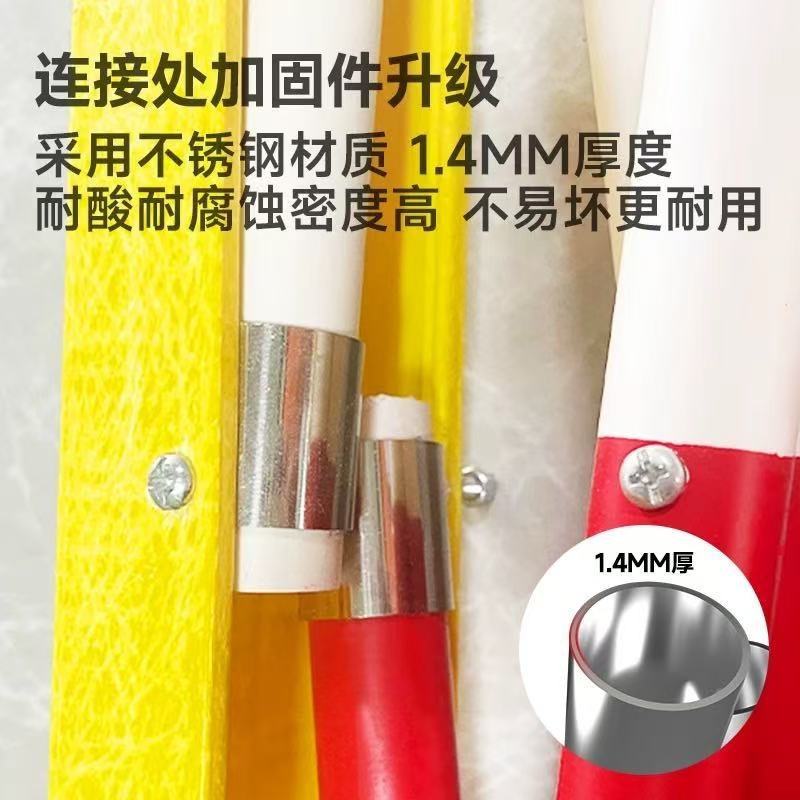 现货玻璃钢伸缩围栏可移动式隔离道路管式遮拦施工防护栏学校围挡