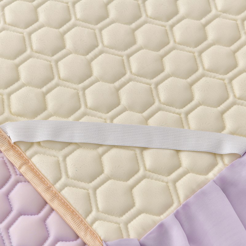 2024乳胶凉席床裙款三件套花边冰丝夏凉垫可机洗水洗公主风空调席