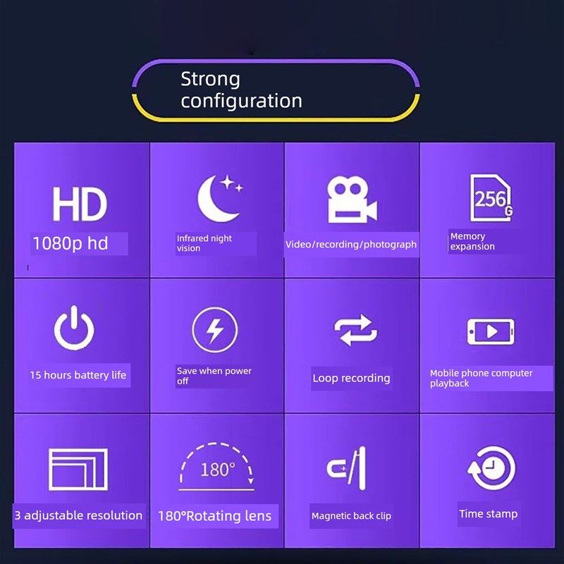 高清摄像机录像神器执法记录仪便捷式录音笔远程dv摄像头运动相机