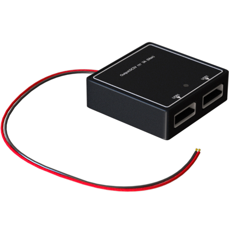 太阳能板稳压器5v移动充手机充电协议快充摺叠板双稳压USB转换器