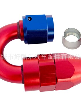 180度AN3/AN4/AN6/AN8/A10铁氟龙油管快速接头防漏防渗品质保证