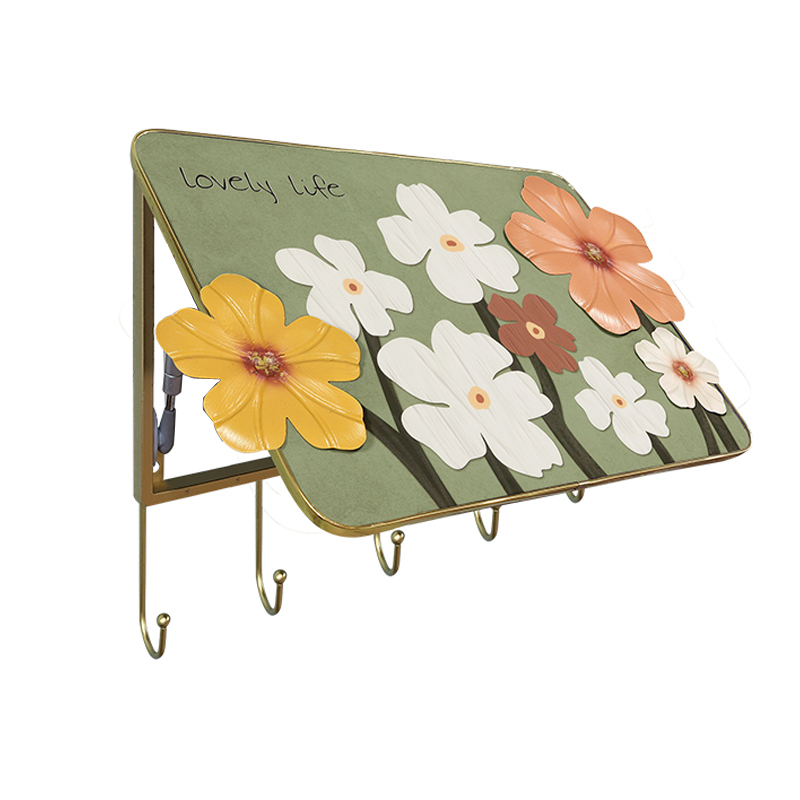 创意立体花朵电表箱装饰画配电箱遮挡铁艺多功能家居客厅电闸挂饰