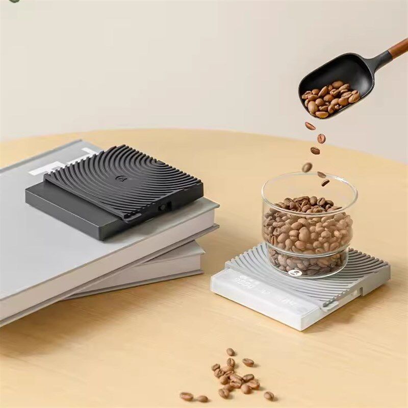 泰摩 黑镜MINI咖啡电子秤迷你智能称重 意式咖啡手冲电子称带流速