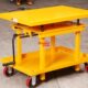 现货手摇式 手动平台车 升降平台车SG1000丝杆平台车300KG机械式