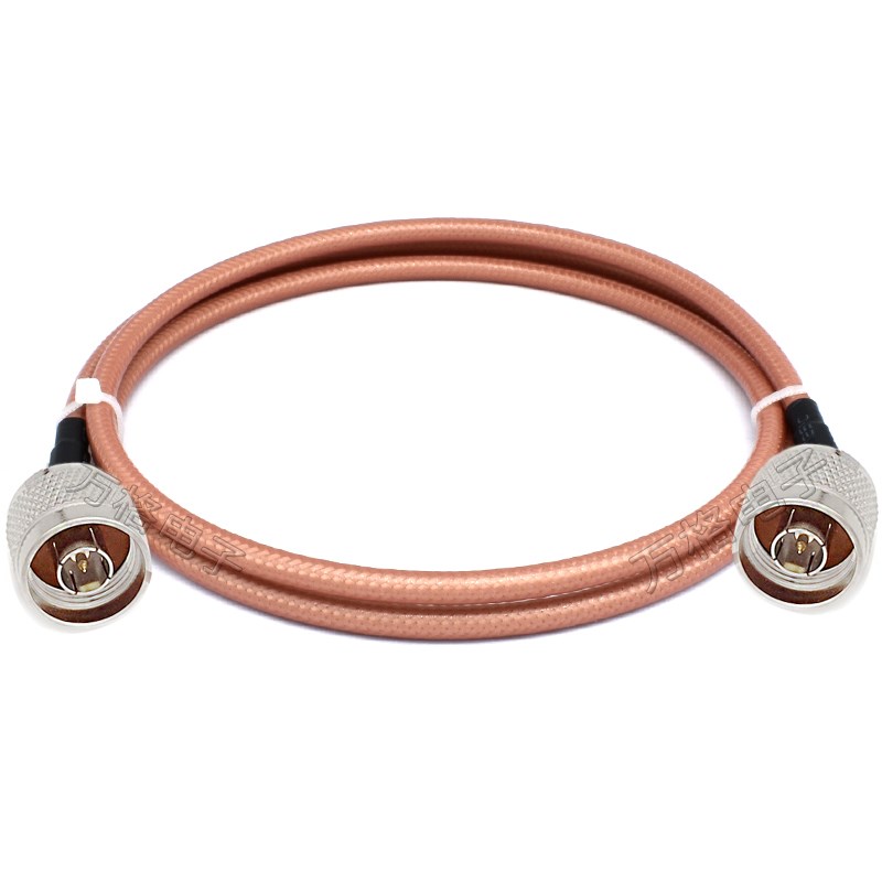 N转N连接线RG142公转公转接线N公头N母50-3延长线RF射频线直角N型