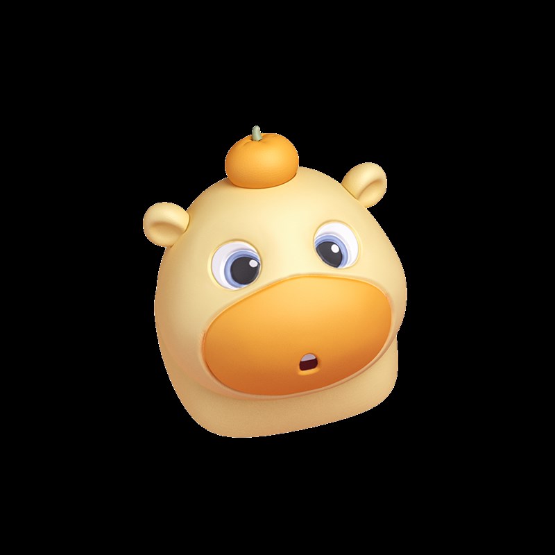 水豚嘟嘟键帽平头哥动画键帽树脂搞怪机械键盘个性按键帽客制化