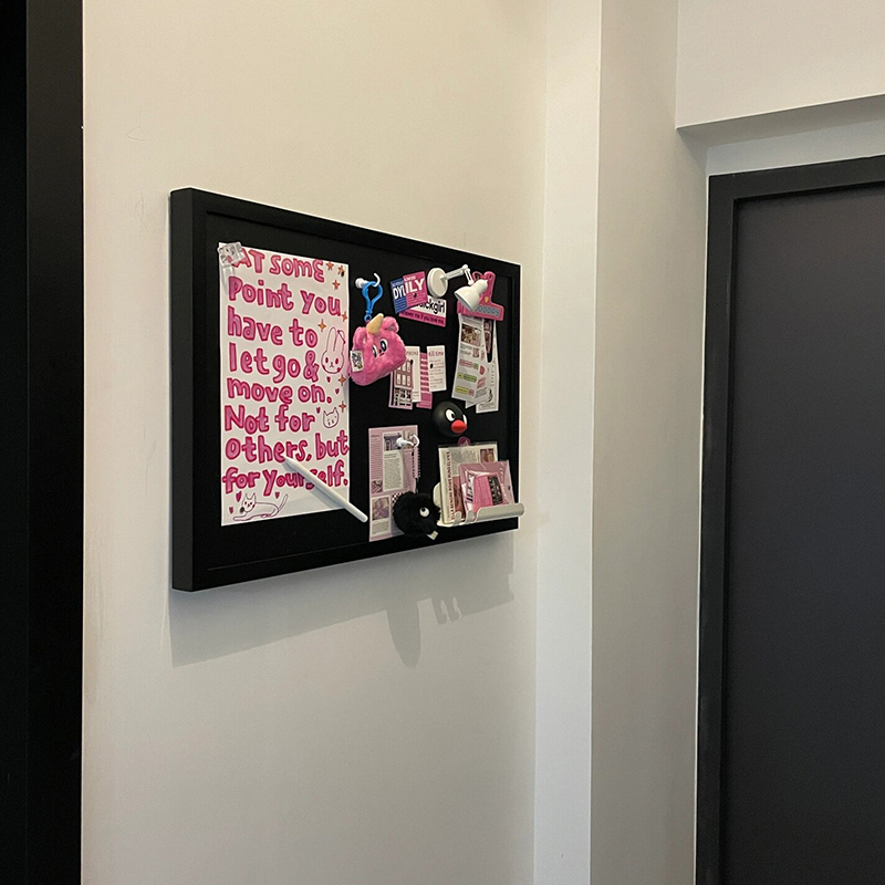 电表箱遮挡装饰磁吸黑板收纳板吸磁铁照片墙贴磁性冰箱贴入户展示