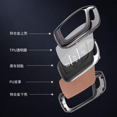 名爵6钥匙套one锐腾HS/ZS锐行MG5天蝎座MG领航遥控保护壳改装包男