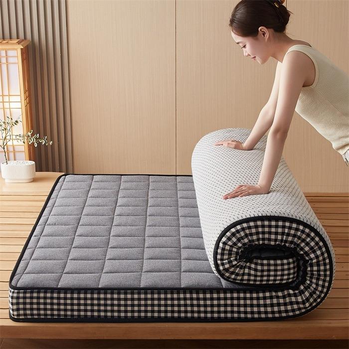 乳胶床垫软垫加厚褥子出租屋海绵垫子双人单人学生宿舍床垫子可定