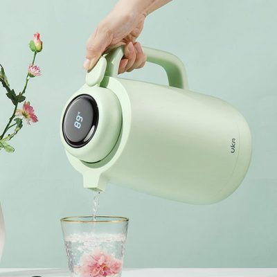 UKA保温壶家用热水瓶保温瓶热水壶保温壶玻璃内胆智能测温暖水瓶