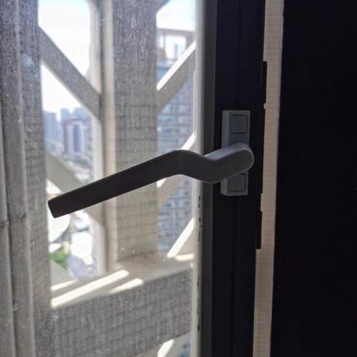 塑钢门窗传动执手外开 平开窗户拉手 联动执手 转动把手锁扣配件