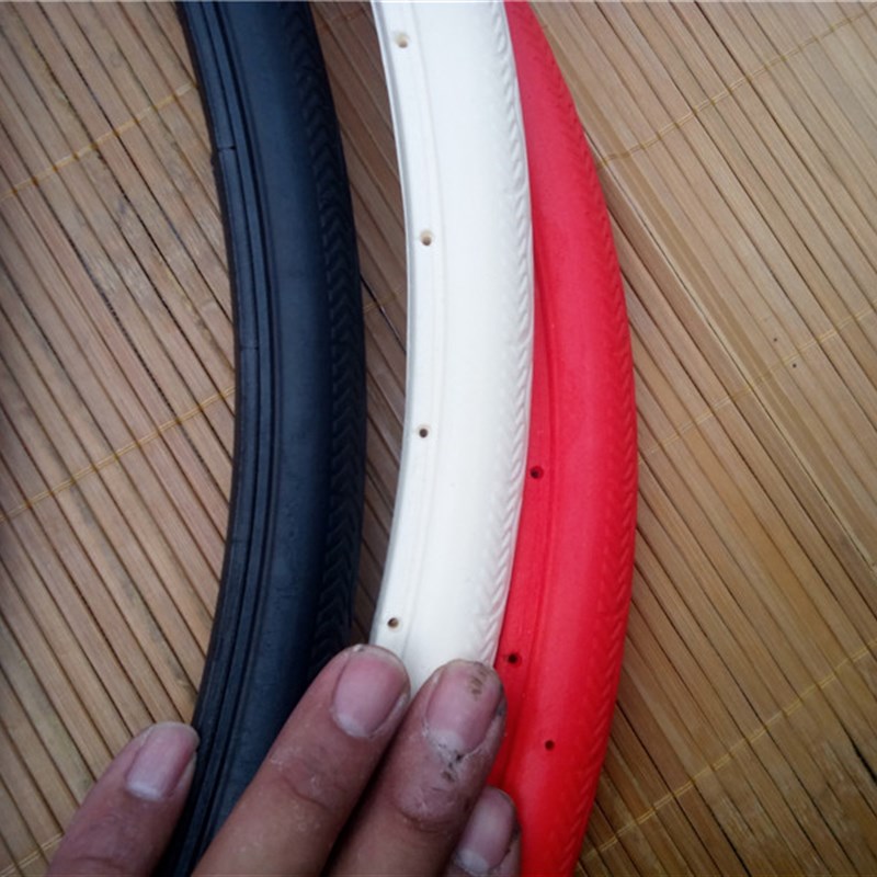 26寸死飞车实心胎 700C*23C公路自行车胎24*13/8免充气轮胎外胎