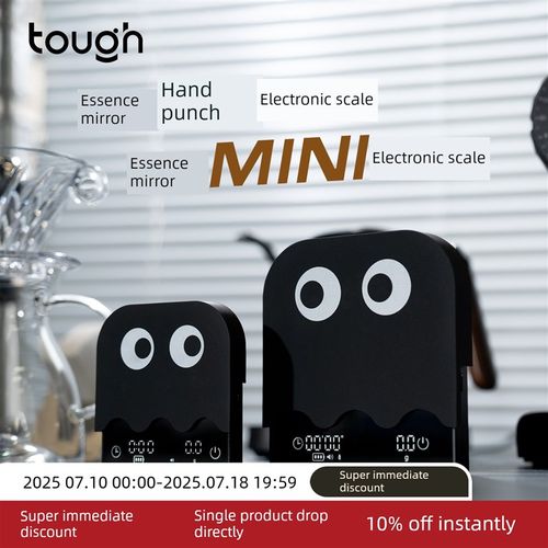 顽固咖啡镜头手工冲泡数字秤意大利数字秤手工冲泡数字秤鬼脸数字