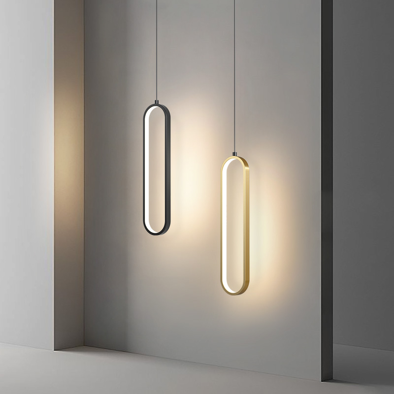 卧室床头吊灯2025新款s极简轻奢现代简约大气客厅电视背景墙吊灯