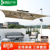 沙滩花园天罗马伞太阳伞大型摆摊户外遮阳伞庭院伞别墅室外露大伞