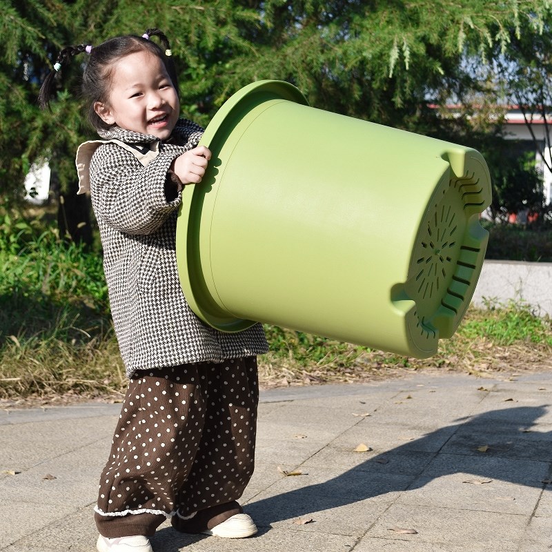 加厚特超大号口径6/7/15/25加仑树脂F花盆塑料家用deepot绣球种植