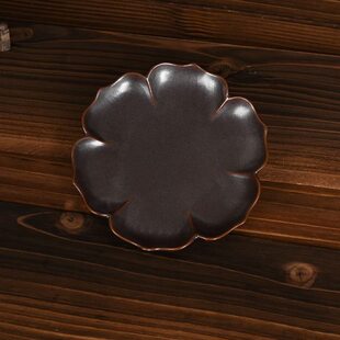 茶托功夫茶具精品创意茗品小青瓷杯托茶道配件陶瓷隔热垫杯垫莲花