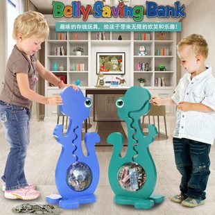 儿童存钱罐男孩生日礼物女孩礼品恐龙大号高端木质创意摆件储蓄罐