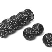 实心肌肉放松滚轴P高硬度腿部按摩花生滚轮EP健身瑜伽柱泡沫轴轴