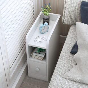 高夹缝柜/窄长条床边30卧室床头柜子现代简约款/宽超20A4cm迷你40