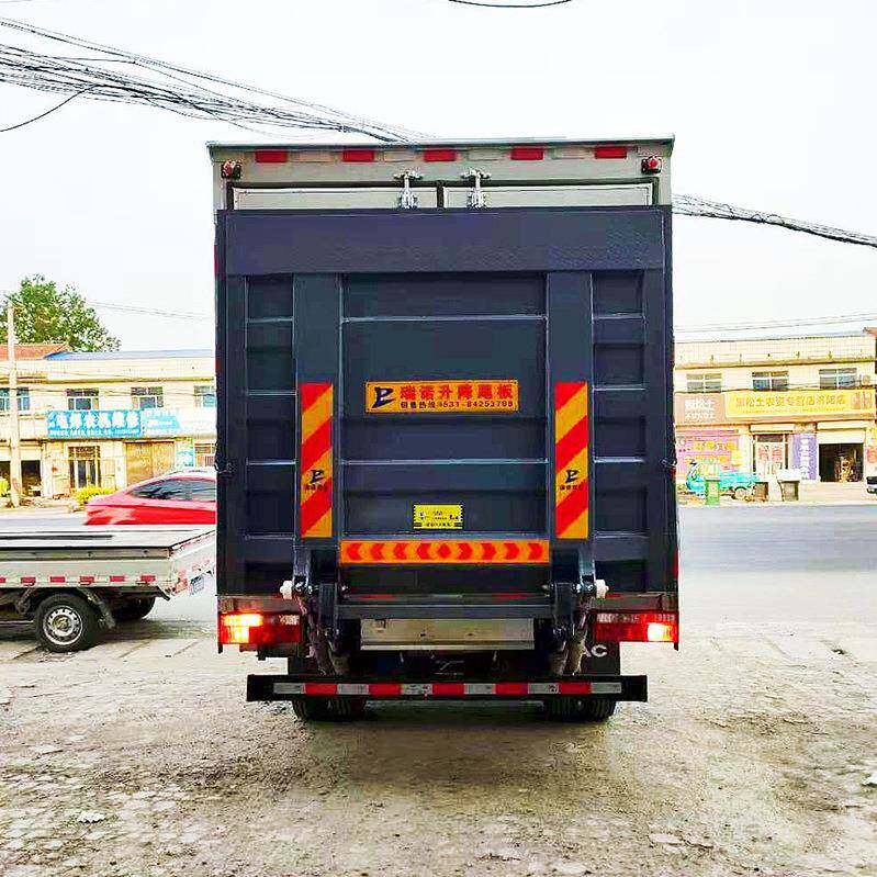 货车垂直升降尾板改集装箱液压电动升降平台汽车装卸货1.5吨尾板