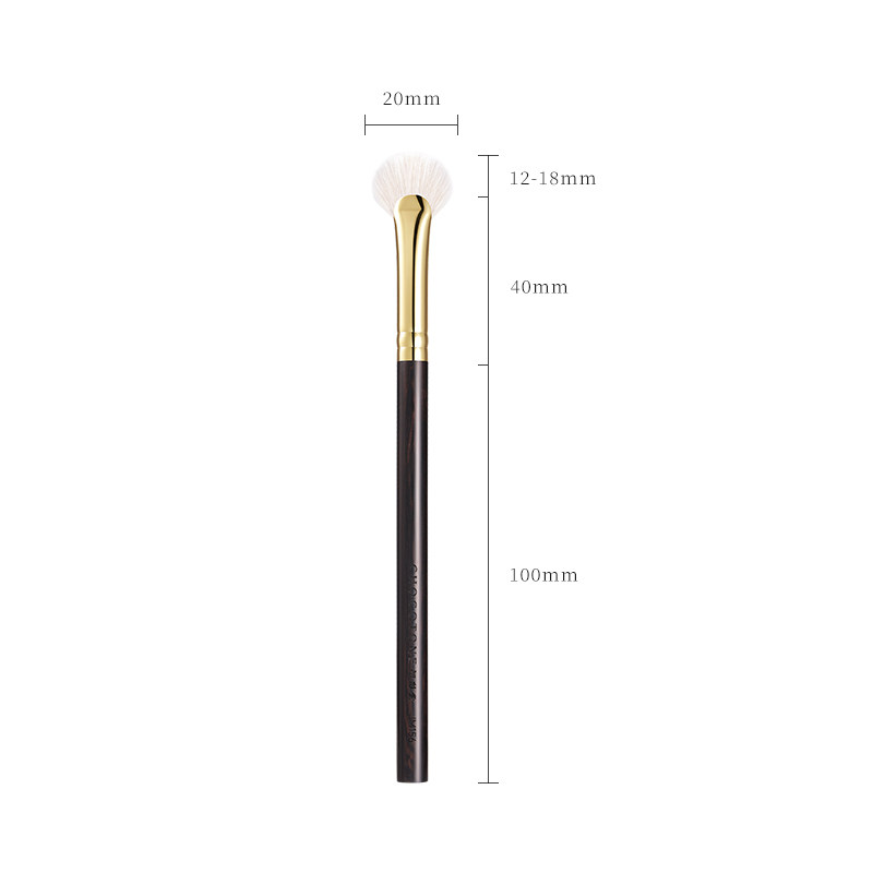 thumbnail for Chucai Tang Jingmo JM156 small fan-shaped high pearlescent brightening details nose, head, face, animal wool makeup brush