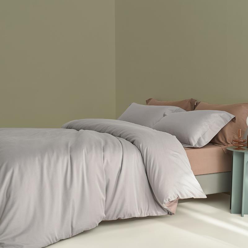 纯色系列A类100支全棉磨毛单被套纯棉双拼被套宿舍单人双人被套