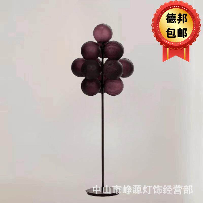 北欧设计师款艺术魔豆吊灯客厅餐厅楼梯灯别墅现代轻奢葡萄落地灯