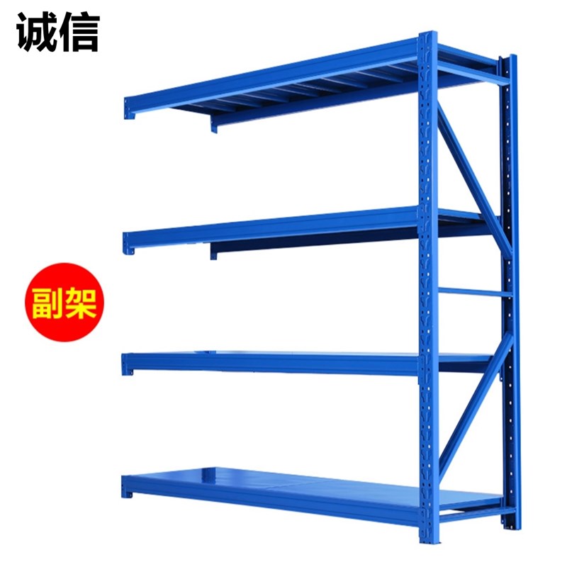 货架仓储多层陈列落地组r装简易角钢角铁快递置物架仓库轻型展示